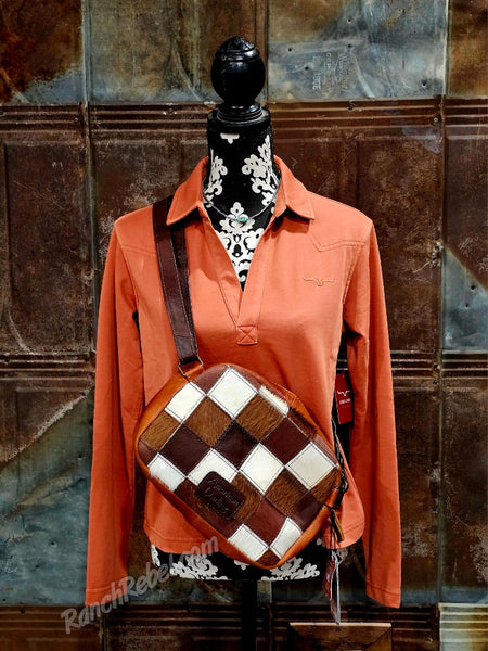 Kimes Ranch Abby Long Sleeve Knit in Spice Red #6670