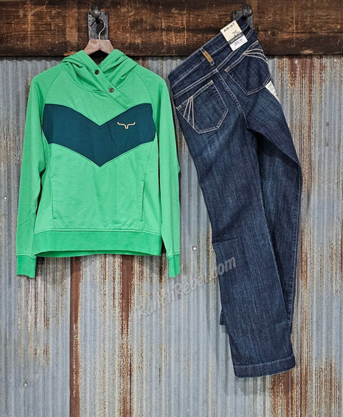 Kimes Ranch Stella Hoodie in Kelly Green #6660