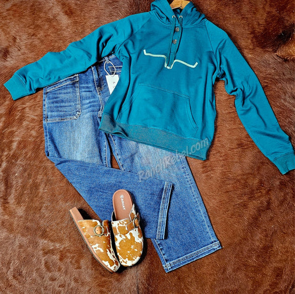 Kimes Ranch Kenzie Hoodie in Dark Teal #6669