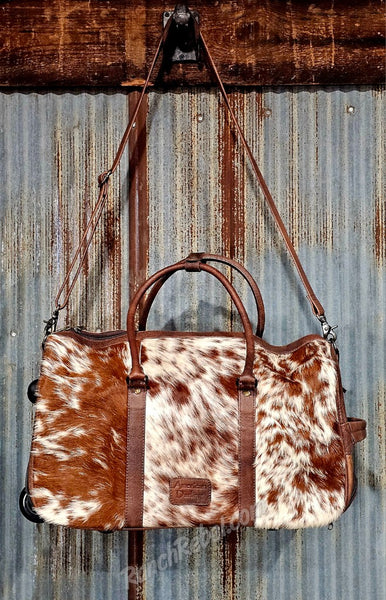 Cowhide Duffel Bag #6673