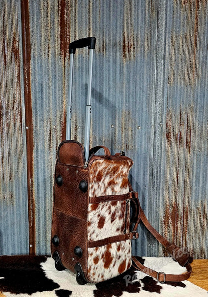 Cowhide Duffel Bag #6673