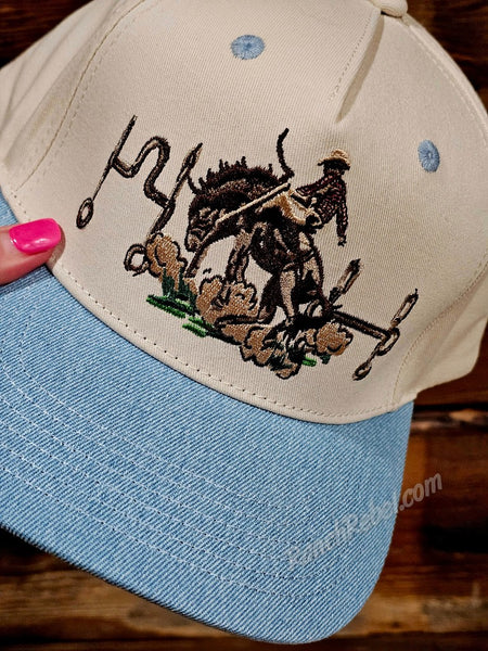 Bits N Broncs Cap #6690