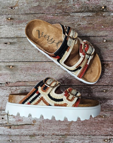 Rayna Sandal in Tan Multi #6683