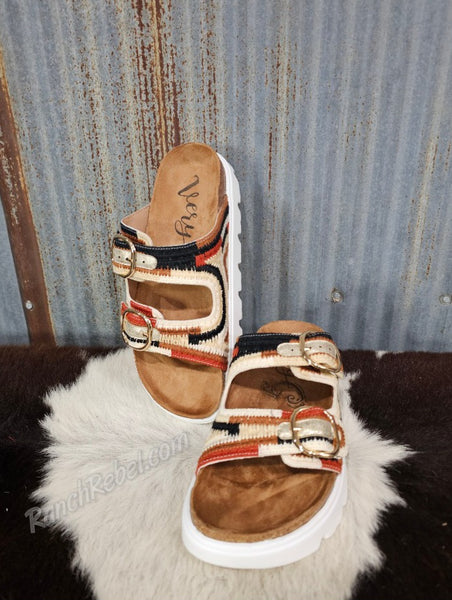 Rayna Sandal in Tan Multi #6683