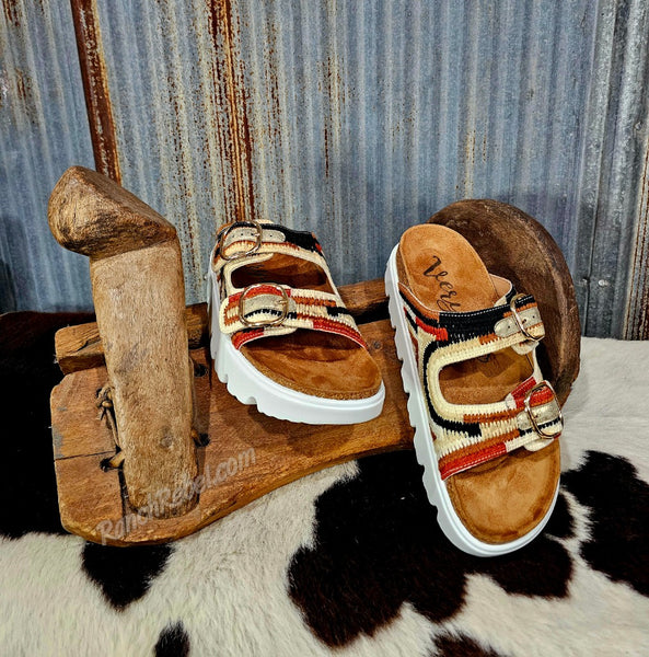 Rayna Sandal in Tan Multi #6683
