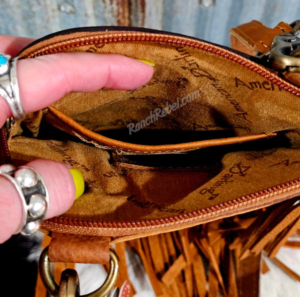 Cowhide Chap Bag #6686