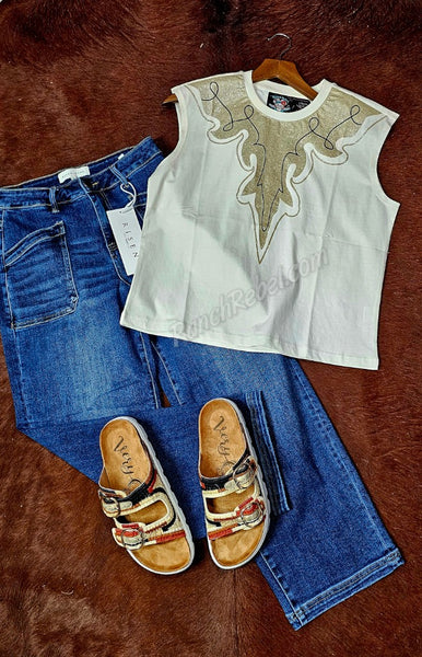 Fancy Bootstitch Tank #6687