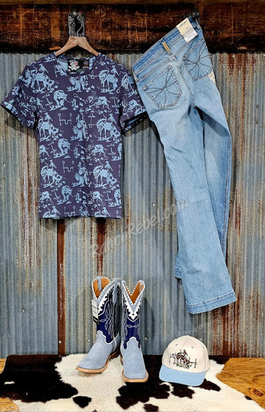 Ranch Life Burnout Tee #6689