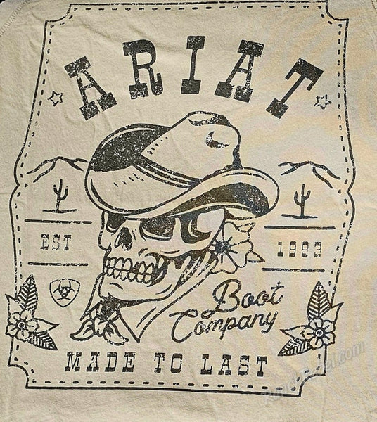 Ariat Wanted Skull Cowboy Tank #6704