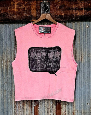 Pink Roping Club Tank #6707