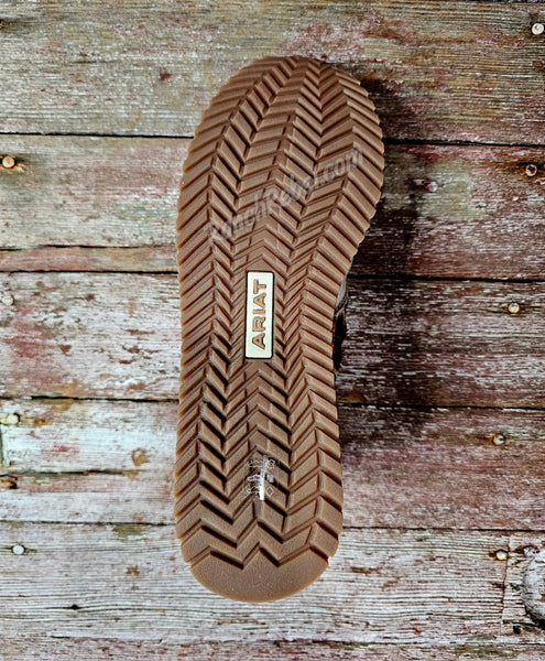 Ariat Ranch Runner in Cream & Leopard #6696