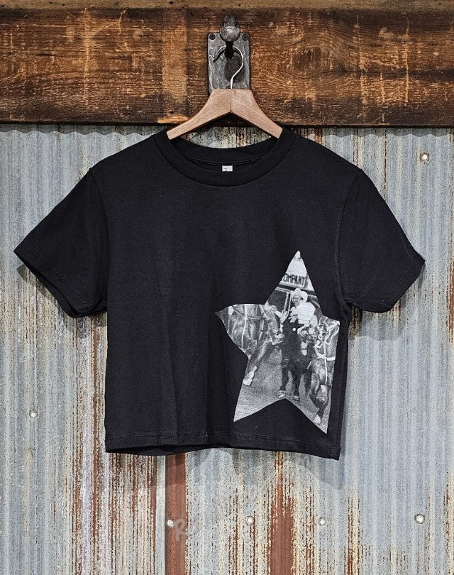 Star Steer Wrestler Crop Tee #6712