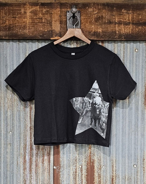 Star Steer Wrestler Crop Tee #6712