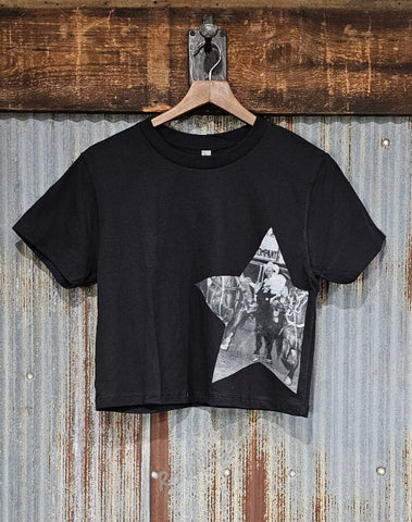 Star Steer Wrestler Crop Tee #6712