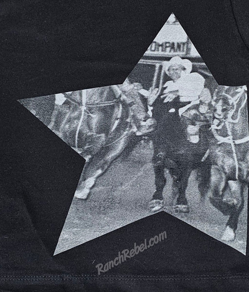 Star Steer Wrestler Crop Tee #6712