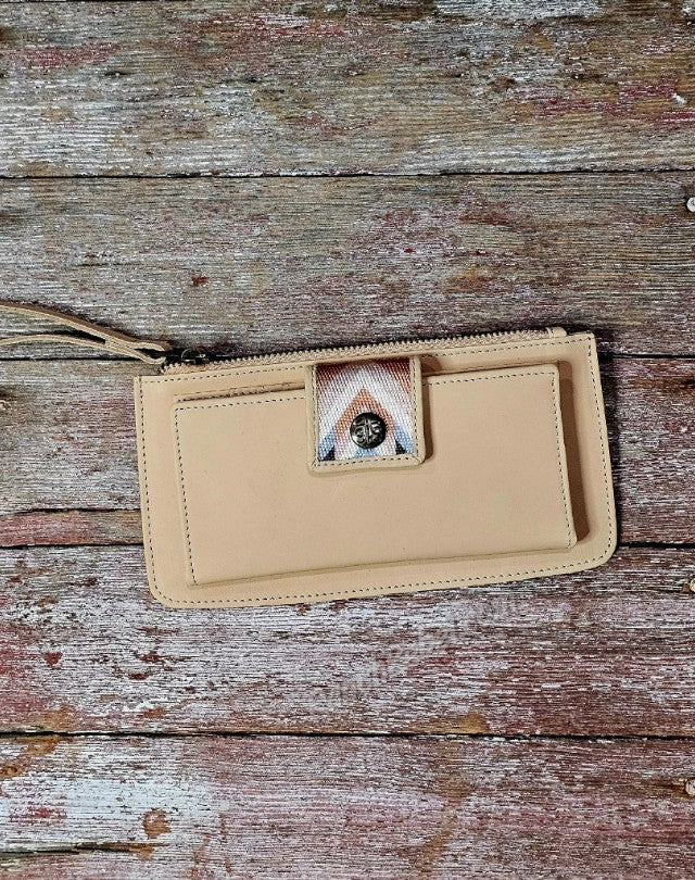 STS Ranch Basic Bliss Buckskin Haley Bifold Wristlet #6714