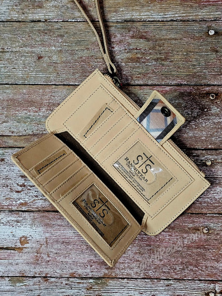 STS Ranch Basic Bliss Buckskin Haley Bifold Wristlet #6714