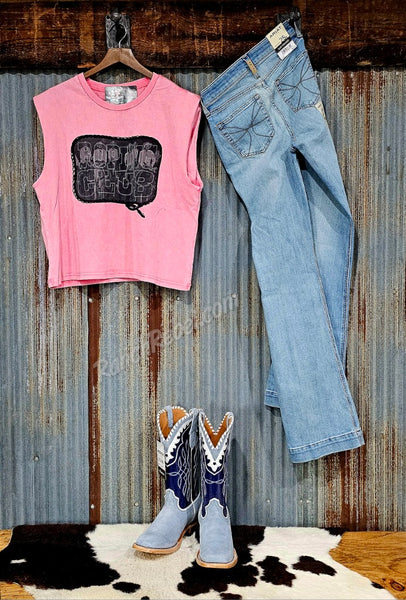 Pink Roping Club Tank #6707