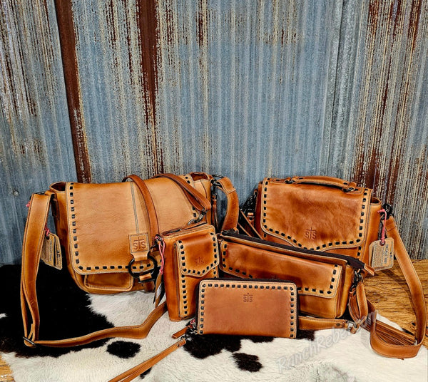 STS Ranch Bandera Tan Quickdraw Crossbody Wallet #6720