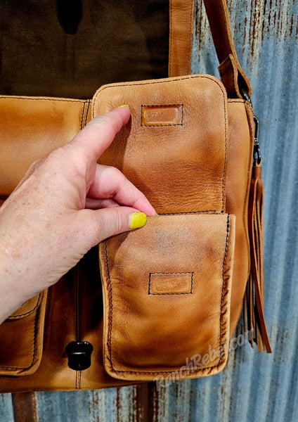 STS Ranch Bandera Tan Saddle Hobo Bag #6717