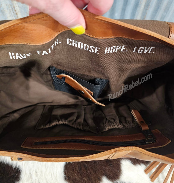 STS Ranch Bandera Tan Saddle Hobo Bag #6717