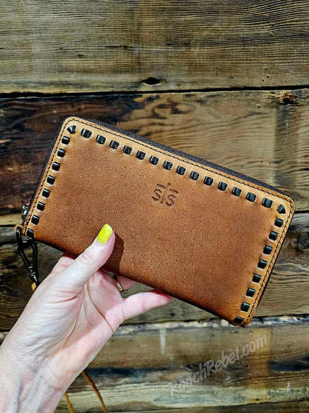 STS Ranch Bandera Tan Berkley Bifold Wallet #6718