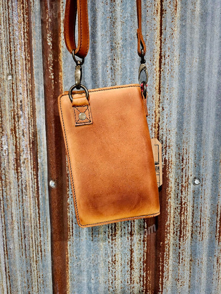 STS Ranch Bandera Tan Quickdraw Crossbody Wallet #6720