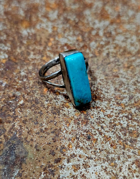 Turquoise Bar Ring #6723
