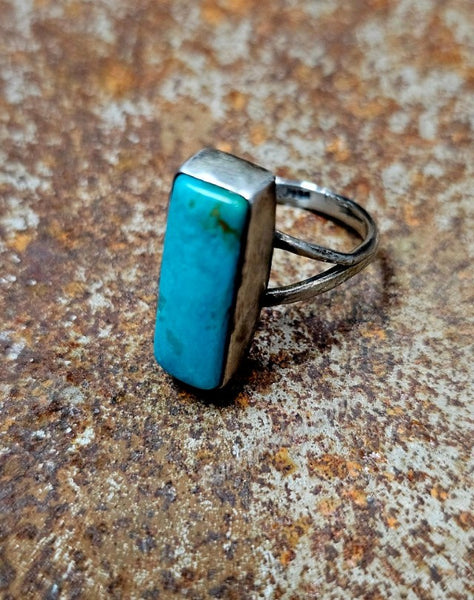 Turquoise Bar Ring #6723