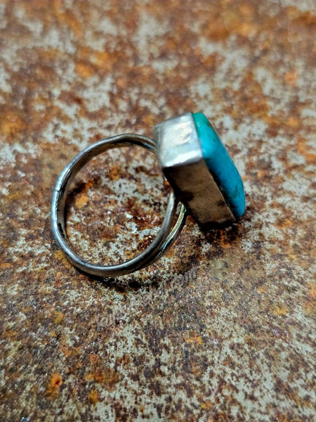 Turquoise Bar Ring #6723