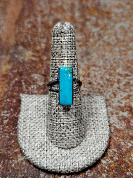 Turquoise Bar Ring #6723