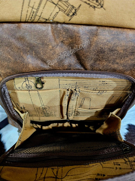 Scully Leather Backpack #6725