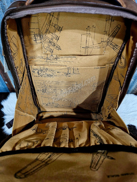 Scully Leather Backpack #6725