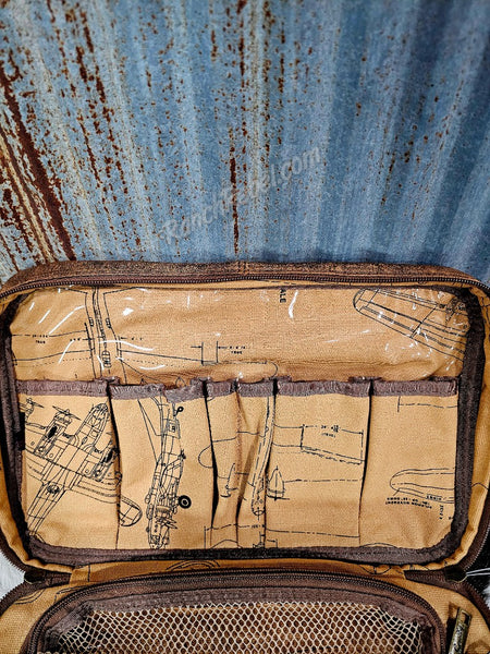 Scully Leather Travel Shave Kit #6726