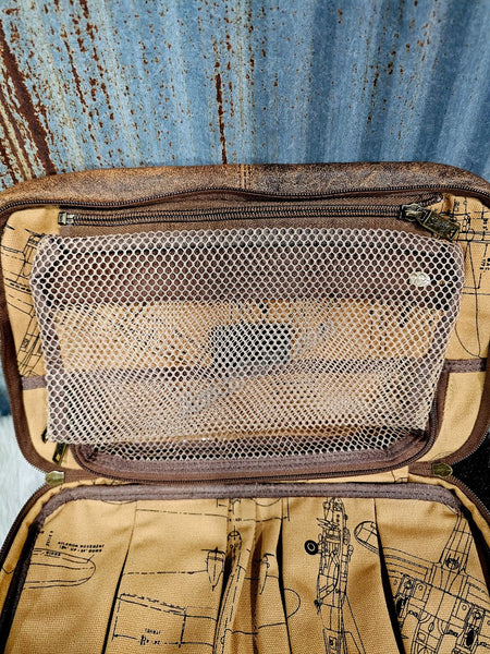 Scully Leather Travel Shave Kit #6726