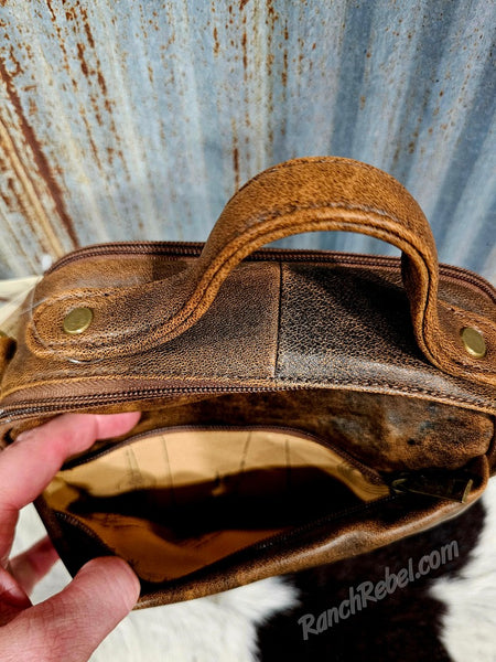 Scully Leather Travel Bag #6727