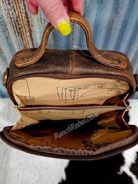 Scully Leather Travel Bag #6727