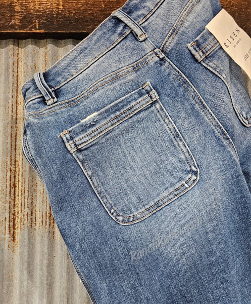 Risen Straight Leg Ankle Crop #6729