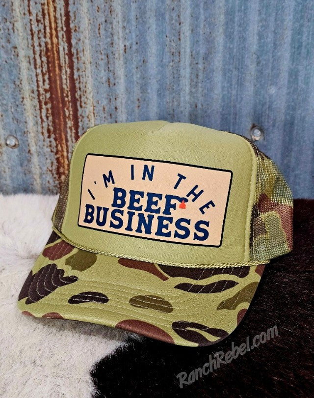 Beef Business Camo Cap #6731