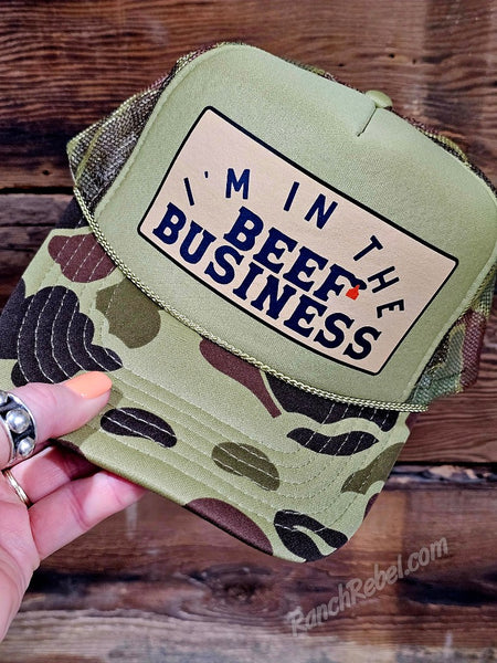 Beef Business Camo Cap #6731