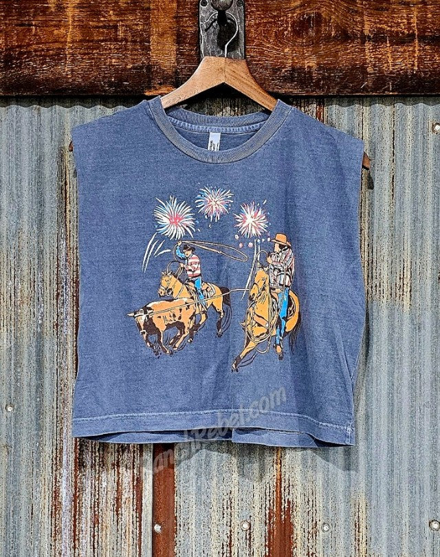 Patriotic Team Roper Tank #6739