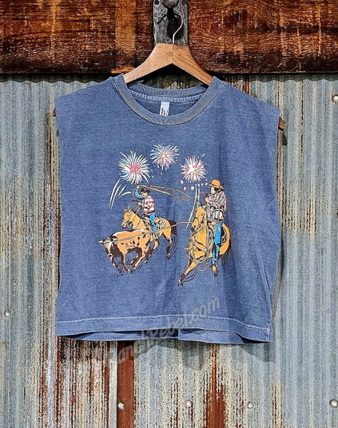 Patriotic Team Roper Tank #6739
