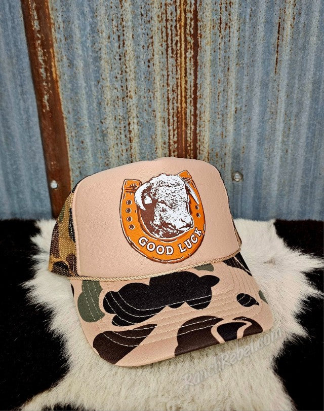 Lucky Hereford Cap in Camo #6754
