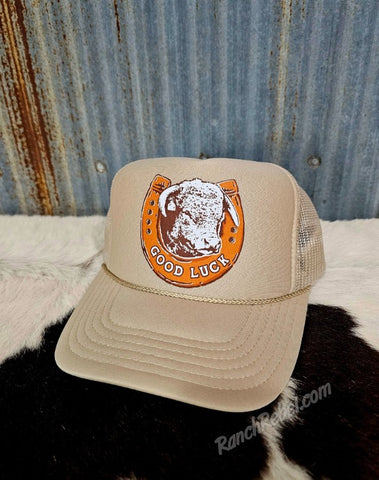 Lucky Hereford Cap in Sand #6755