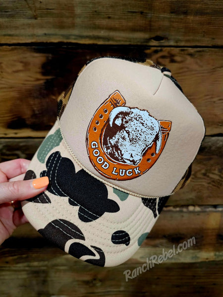 Lucky Hereford Cap in Camo #6754