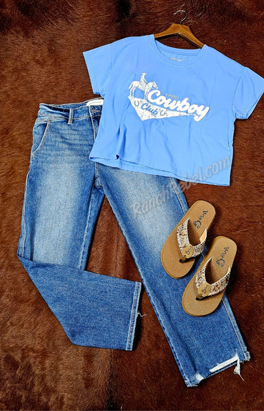 Ariat Cowboy Club Crop Tee #6757