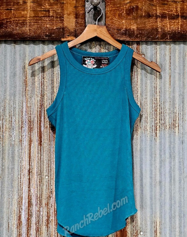 Top Shelf Tank in Teal #6779