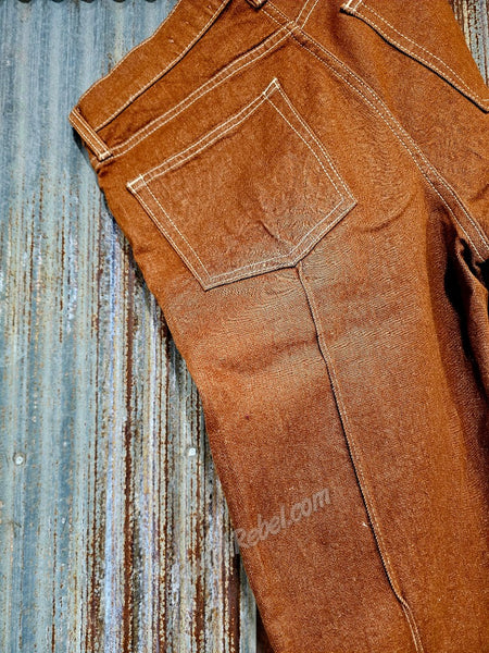 Ariat Ultra High Rise Relaxed Straight Jean in Pecan Brown #6326