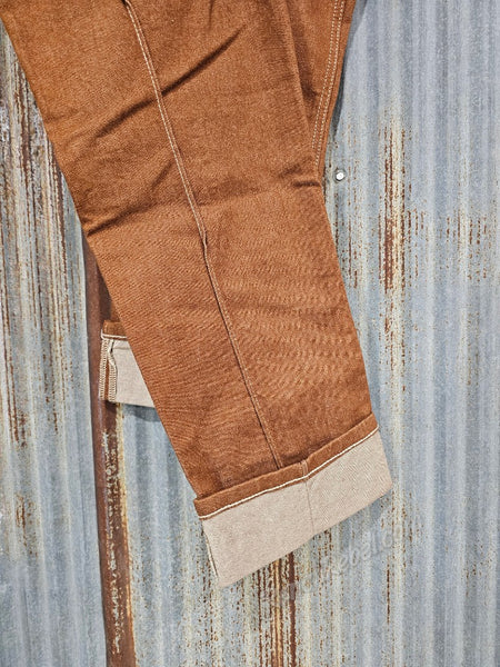 Ariat Ultra High Rise Relaxed Straight Jean in Pecan Brown #6326