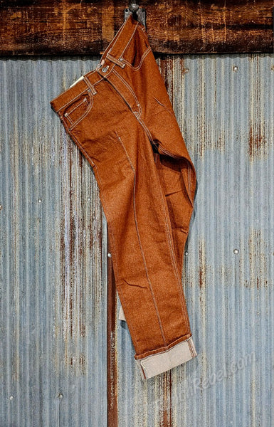 Ariat Ultra High Rise Relaxed Straight Jean in Pecan Brown #6326